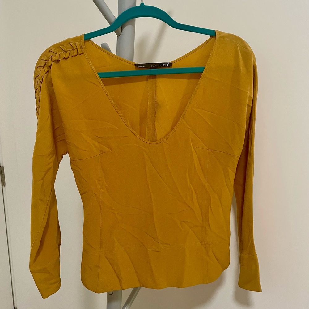 VTG Gianfranco Ferré Silk Top